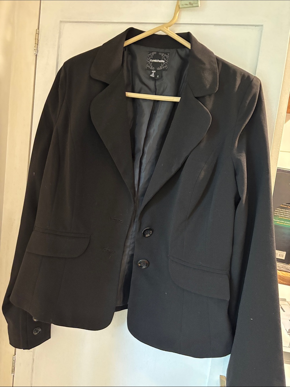 My Michelle Black Women's Tailored Blazer